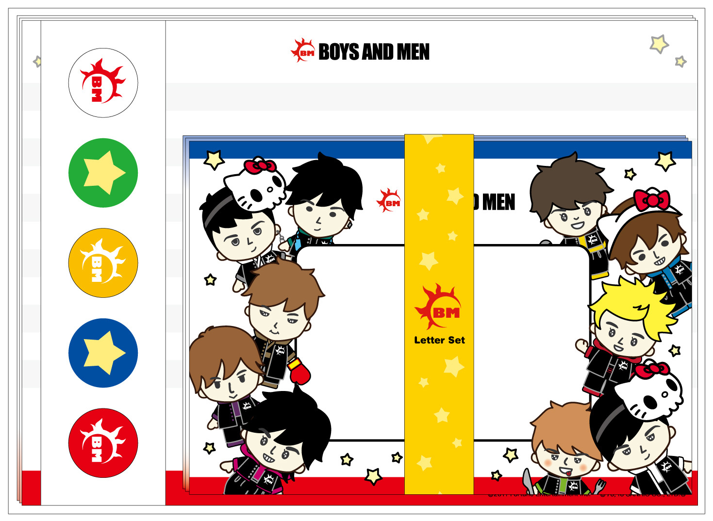 「ちゃんりお風BOYS AND MEN」レターセット
