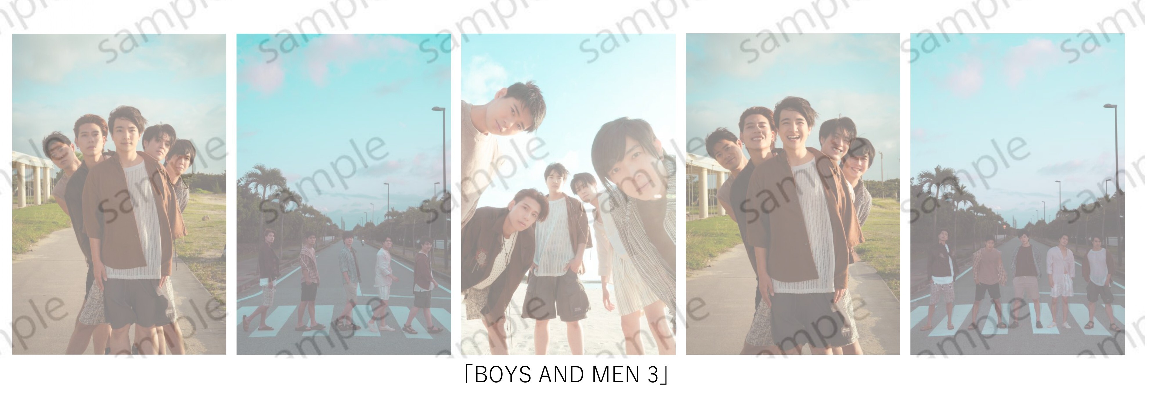 受注販売 平松賢人作品展『BOYSANDMEN~相変わらずの5人、相変わらずの明日~』展示作品+アザーカット「BOYS AND MEN 3」